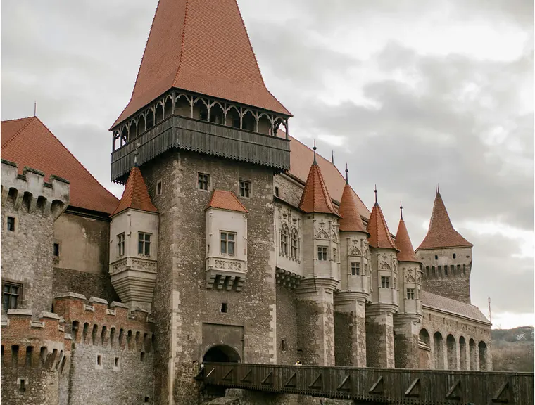Corvin Castle in Hunedoara, Transylvania